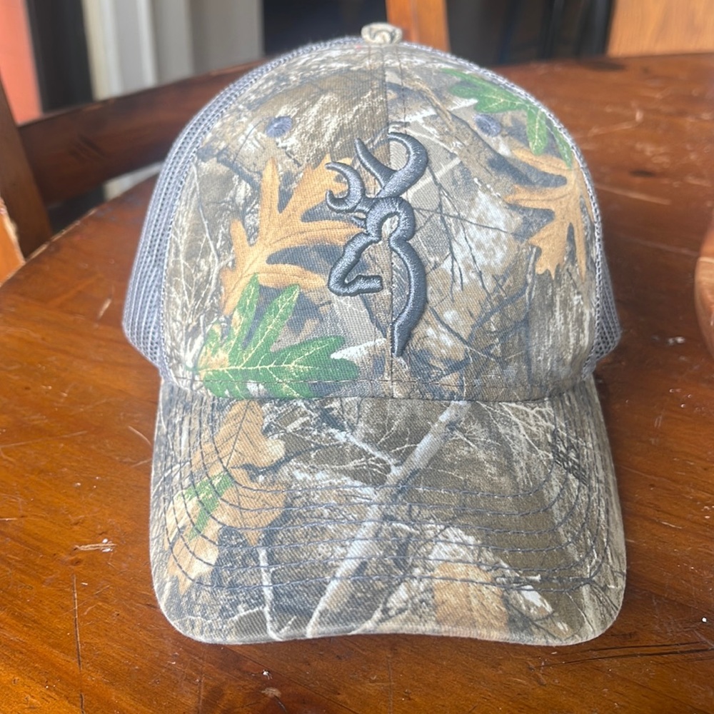 Browning Camo, Mesh Back Adjustable Hat